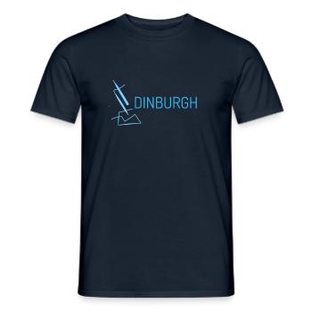 Le meilleur cadeau pour les citoyens d’Édimbourg - T-shirt homme - marine - Devant - AI Model Male 178 light (178cm)