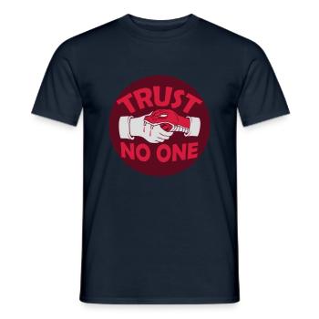 ne faites confiance à personne pour ne citer - T-shirt homme - marine - Devant - AI Model Male 178 light (178cm)