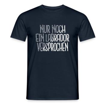 geschenk zitat bullterrier pudel bachhund tier - Männer T-Shirt - Navy - Vorne - AI Model Male 178 light (178cm)