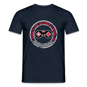 Vieillir - T-shirt homme - marine - Devant - AI Model Male 178 light (178cm)