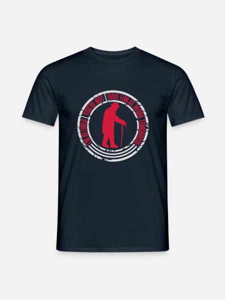 have fun at work - Men's T-Shirt - navy