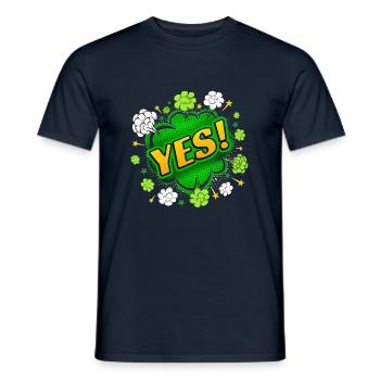 yes sing funny no girl feminism apply always - Men's T-Shirt - navy - Front - AI Model Male 178 light (178cm)
