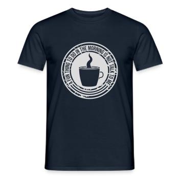 ne me parle pas - T-shirt homme - marine - Devant - AI Model Male 178 light (178cm)