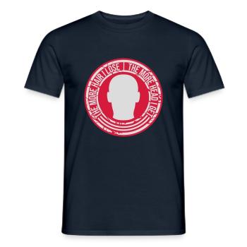 J’ai plus de tête - T-shirt homme - marine - Devant - AI Model Male 178 light (178cm)