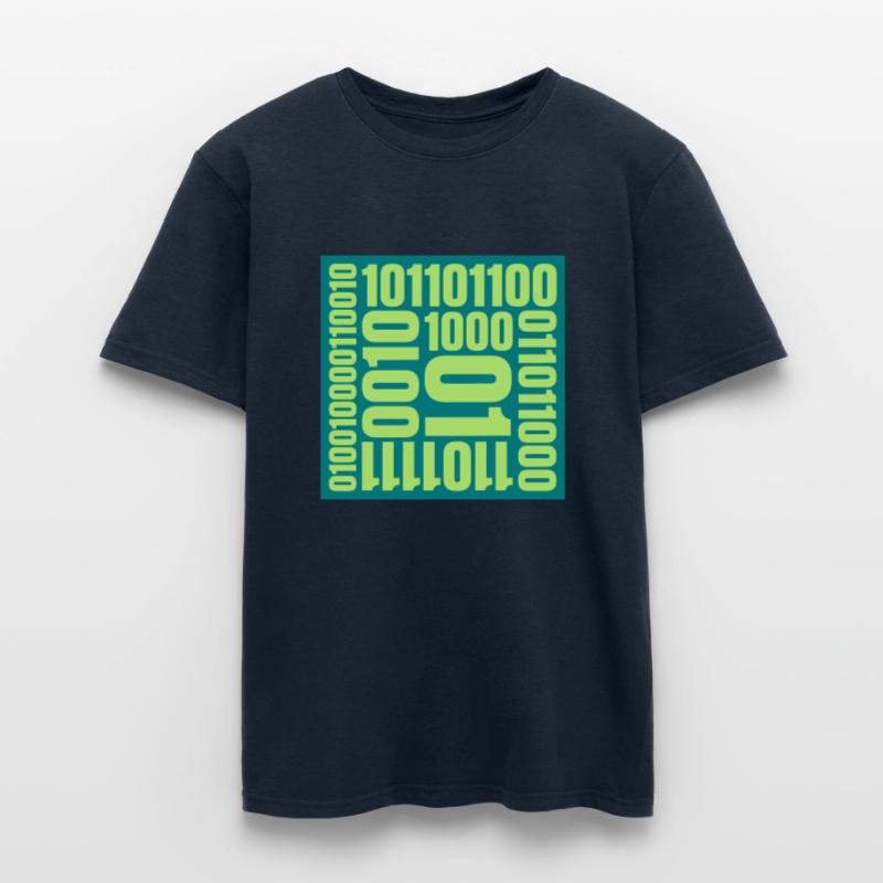 Binär Code Programm Sprache Männer T-Shirt