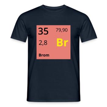 Brom - Männer T-Shirt - Navy - Vorne - AI Model Male 178 light (178cm)