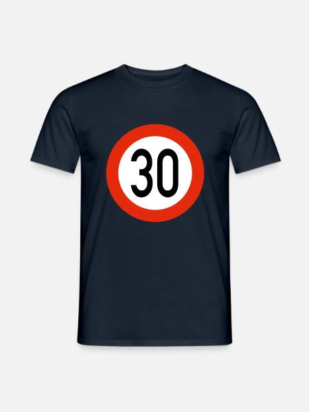 30er - Männer T-Shirt - Navy