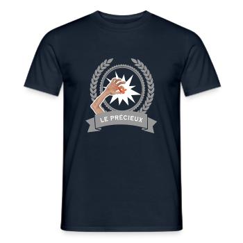 Témoin de chambre vide - Tir Police Gendarmerie - T-shirt homme - marine - Devant - AI Model Male 178 light (178cm)