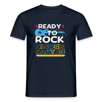 Ready To Rock Kindergarten - Männer T-Shirt - Navy - Vorne - AI Model Male 178 light (178cm)
