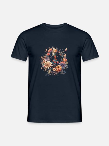 Peace Zeichen - Männer T-Shirt - Navy