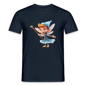 Die Zahnfee nimmt die Angst vom Zahnverlust - Männer T-Shirt - Navy - Vorne - AI Model Male 178 light (178cm)