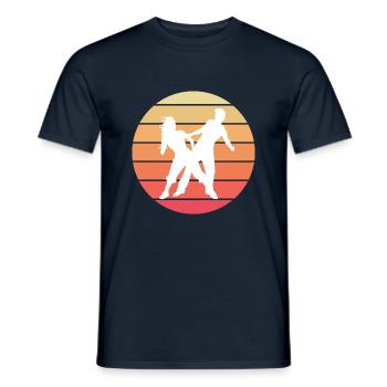 Dancing Dance Music - Männer T-Shirt - Navy - Vorne - AI Model Male 178 light (178cm)