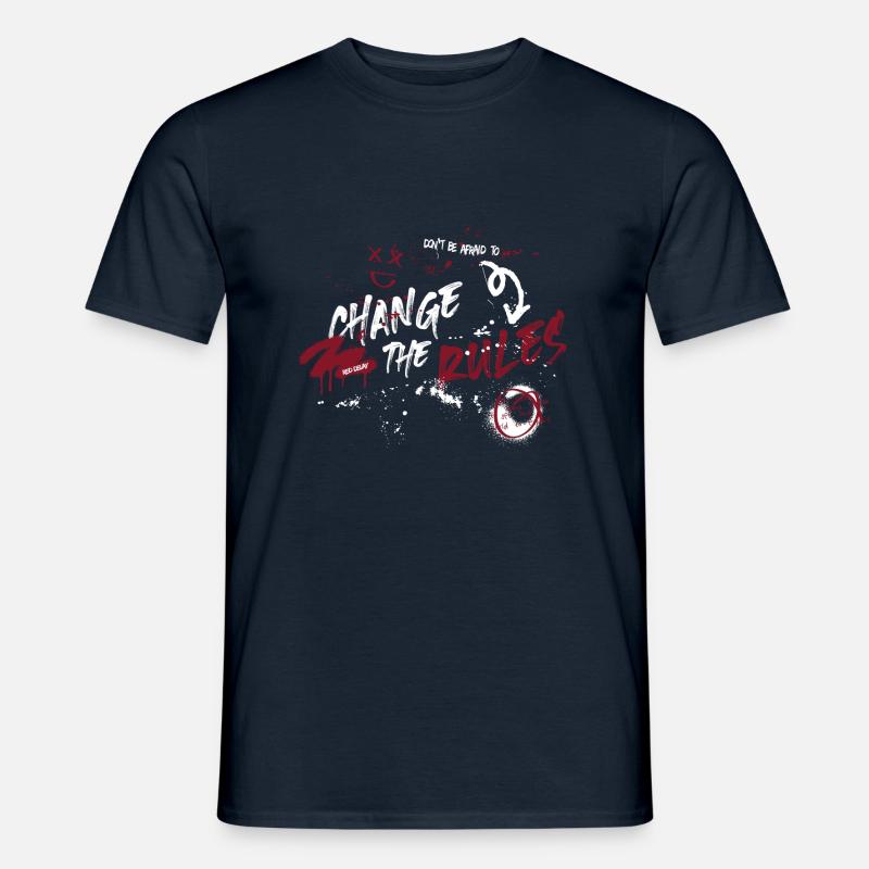 DontBeAfraid - Männer T-Shirt - Navy