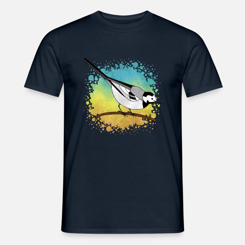 Vogel - Männer T-Shirt - Navy
