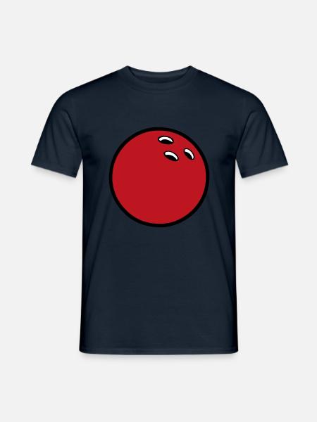 bowling ball 2510 - Men's T-Shirt - navy