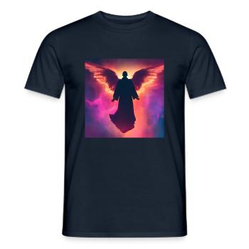 Spiritualité - T-shirt homme - marine - Devant - AI Model Male 178 light (178cm)