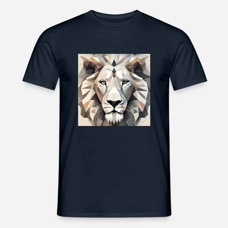 Wild Geometry Elegance - Männer T-Shirt - Navy