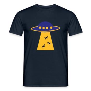 OVNI - T-shirt homme - marine - Devant - AI Model Male 178 light (178cm)
