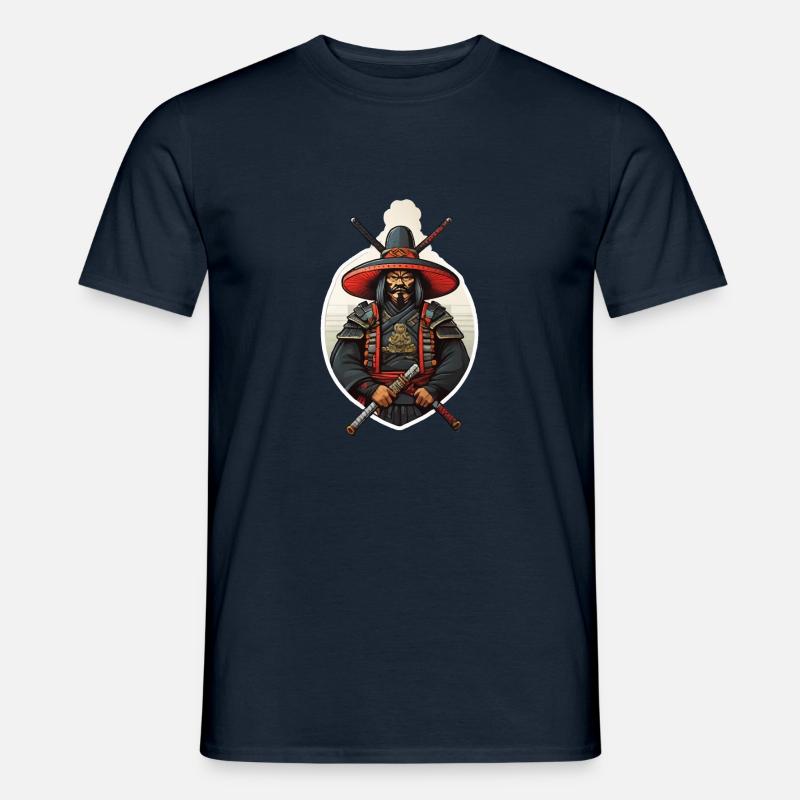 Japan Samurai Warrior - Men's T-Shirt - navy