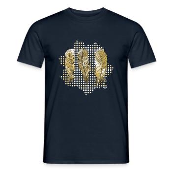 Stylo - T-shirt homme - marine - Devant - AI Model Male 178 light (178cm)