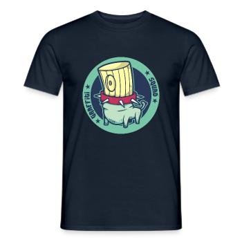 Escouade Graffiti 12 - T-shirt homme - marine - Devant - AI Model Male 178 light (178cm)