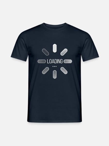 Baby Loading - Baby Weiße Edition - Männer T-Shirt - Navy