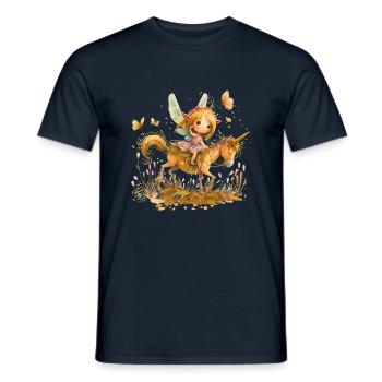 Feen sind Symbol der Hoffnung und Fantasie - Männer T-Shirt - Navy - Vorne - AI Model Male 178 light (178cm)