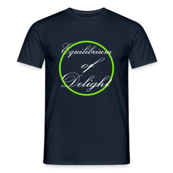 Balanced Living Finding Joy Mental Balance - Men's T-Shirt - navy - Front - AI Model Male 178 light (178cm)