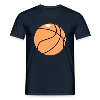 Basket-ball - T-shirt homme - marine - Devant - AI Model Male 178 light (178cm)