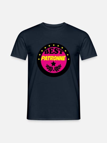 BEST PATRONNE - T-shirt homme - marine