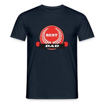 PAPA VATI DAD - T-shirt homme - marine - Devant - AI Model Male 178 light (178cm)