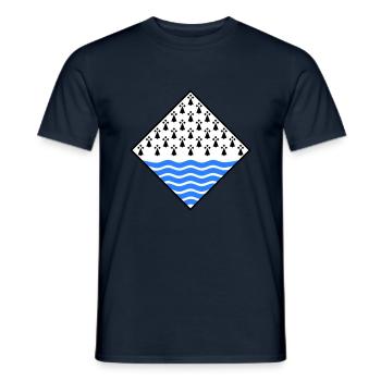 Morbihan - T-shirt homme - marine - Devant - AI Model Male 178 light (178cm)