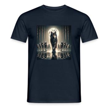 Mâle alpha - T-shirt homme - marine - Devant - AI Model Male 178 light (178cm)