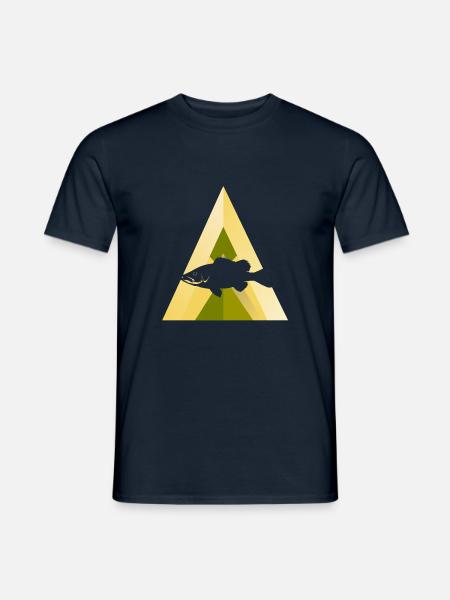 Fischen Fischarten Angelrute - Männer T-Shirt - Navy