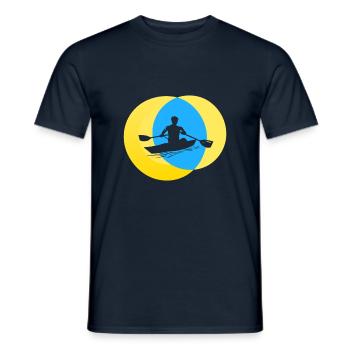 Rowing Rowing Team - Men's T-Shirt - navy - Front - AI Model Male 178 light (178cm)