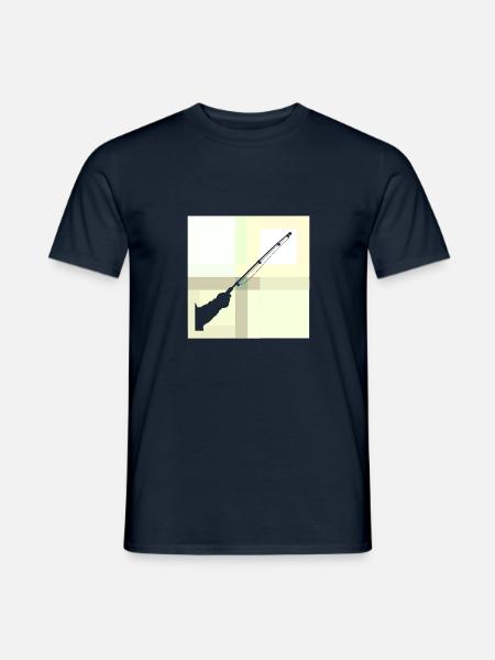 Magnetfischen See - Männer T-Shirt - Navy