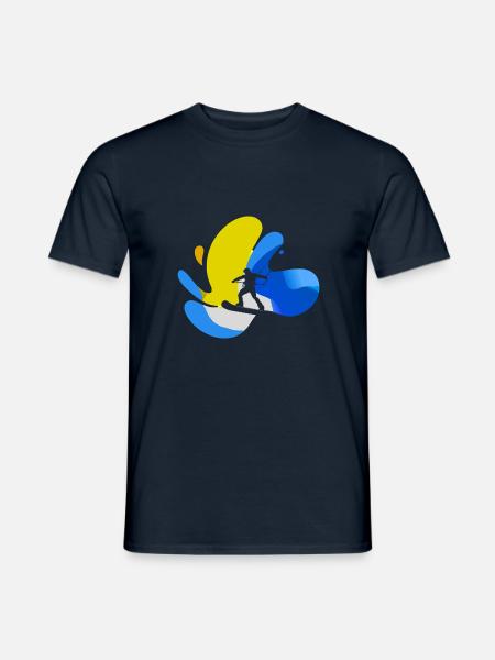 Wakeboarden Wassersport - Männer T-Shirt - Navy