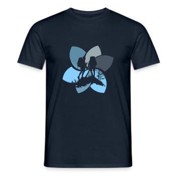 Escursionismo Escursionismo Alpinisti - T-shirt uomo - navy - Fronte - AI Model Male 178 light (178cm)
