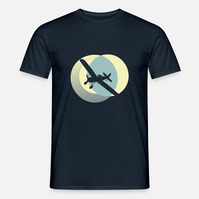 Luftfahrt Triebwerk - Männer T-Shirt - Navy