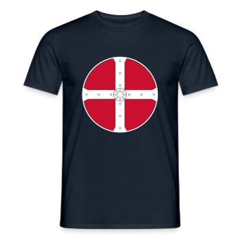 Wikinger - Männer T-Shirt - Navy - Vorne - AI Model Male 178 light (178cm)