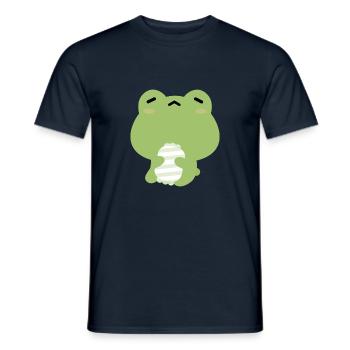 Sleepy Frog - Men's T-Shirt - navy - Front - AI Model Male 178 light (178cm)