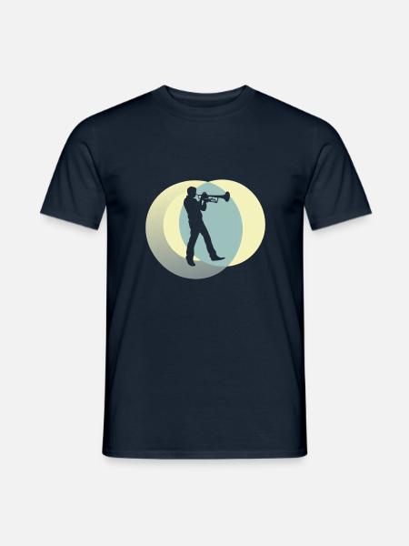 Blasinstrument Brassband - Männer T-Shirt - Navy