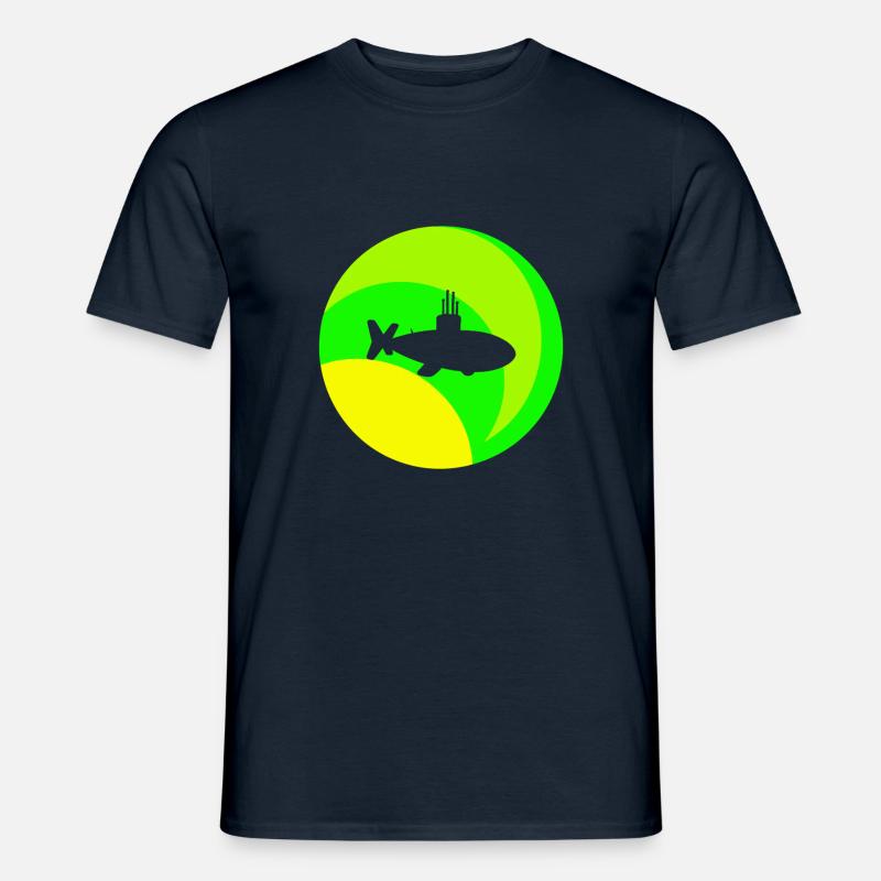 Uboot Tauchen U Boot - Männer T-Shirt - Navy