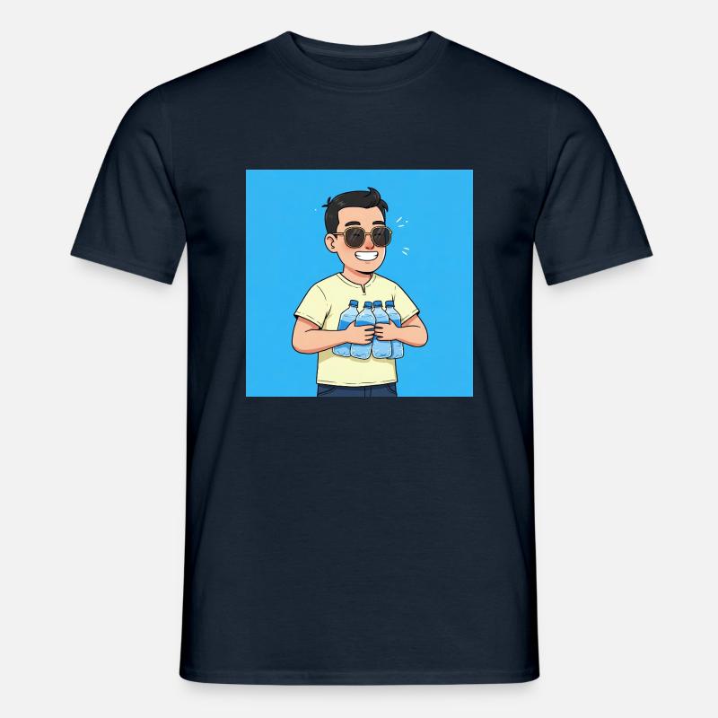 VU WasserVerkaufAsMännlich - Männer T-Shirt - Navy