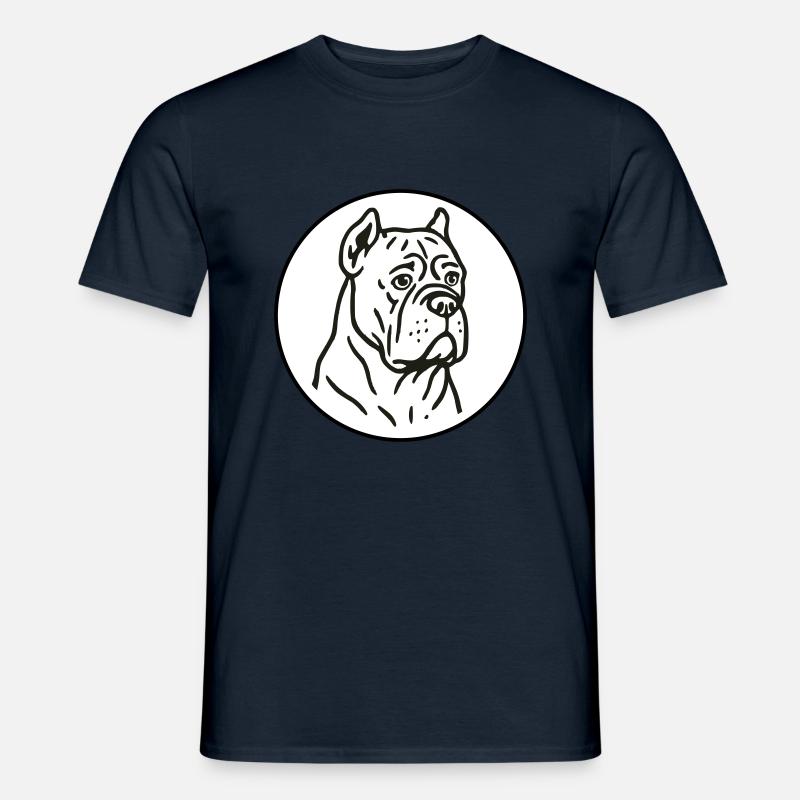 Cane Corso - Männer T-Shirt - Navy