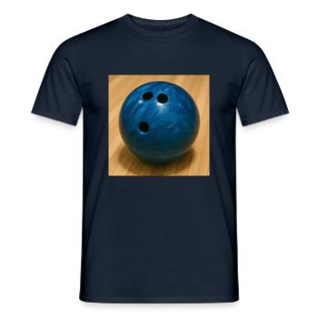 Sports - Bowling - T-shirt homme - marine - Devant - AI Model Male 178 light (178cm)