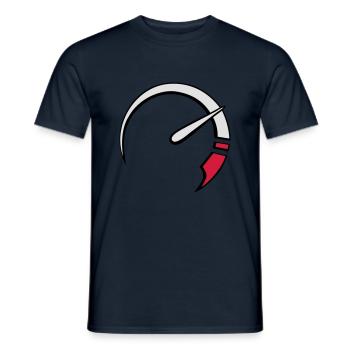 tacho3c - Männer T-Shirt - Navy - Vorne - AI Model Male 178 light (178cm)