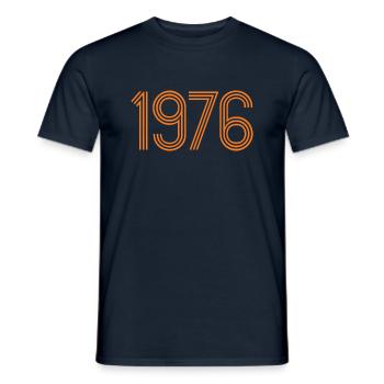 1976 Disco - Men's T-Shirt - navy - Front - AI Model Male 178 light (178cm)