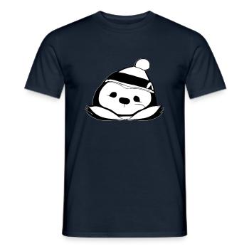 Sloth Christmas Cute Sloths Vector 1 - Men's T-Shirt - navy - Front - AI Model Male 178 light (178cm)