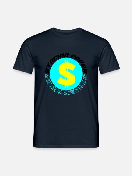 stackin paper 003 - Männer T-Shirt - Navy